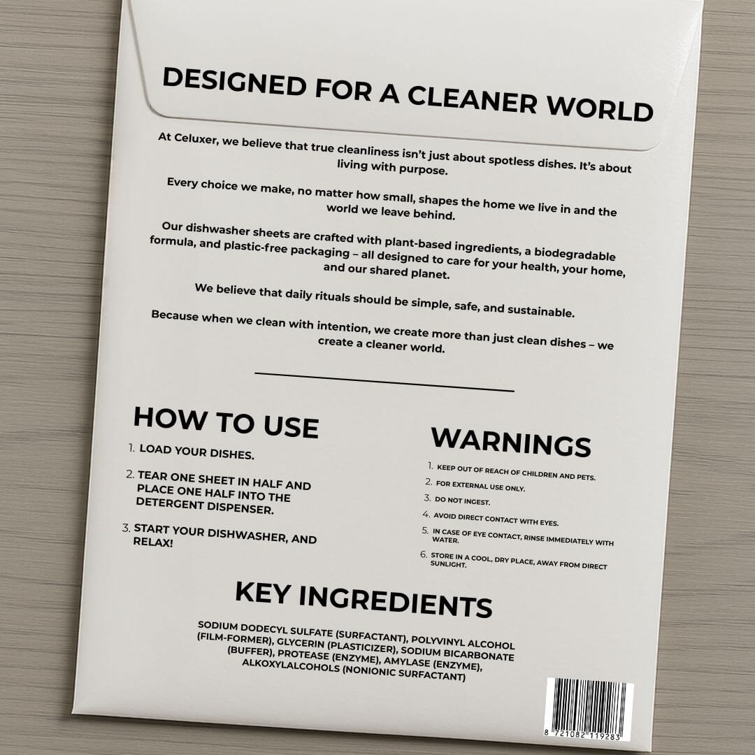 Non-toxic vaatwasstrips